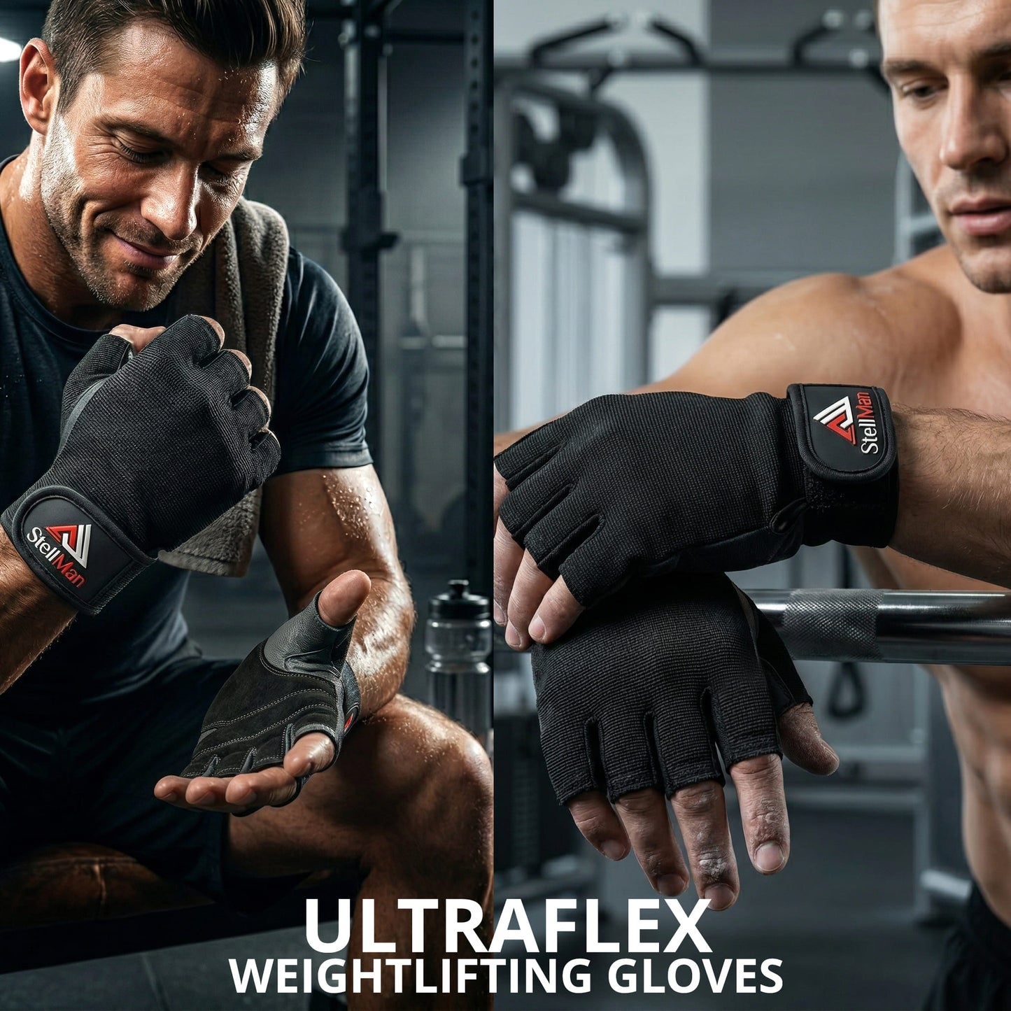 Stellman UltraFlex Cycling Gloves – Flexible Fit