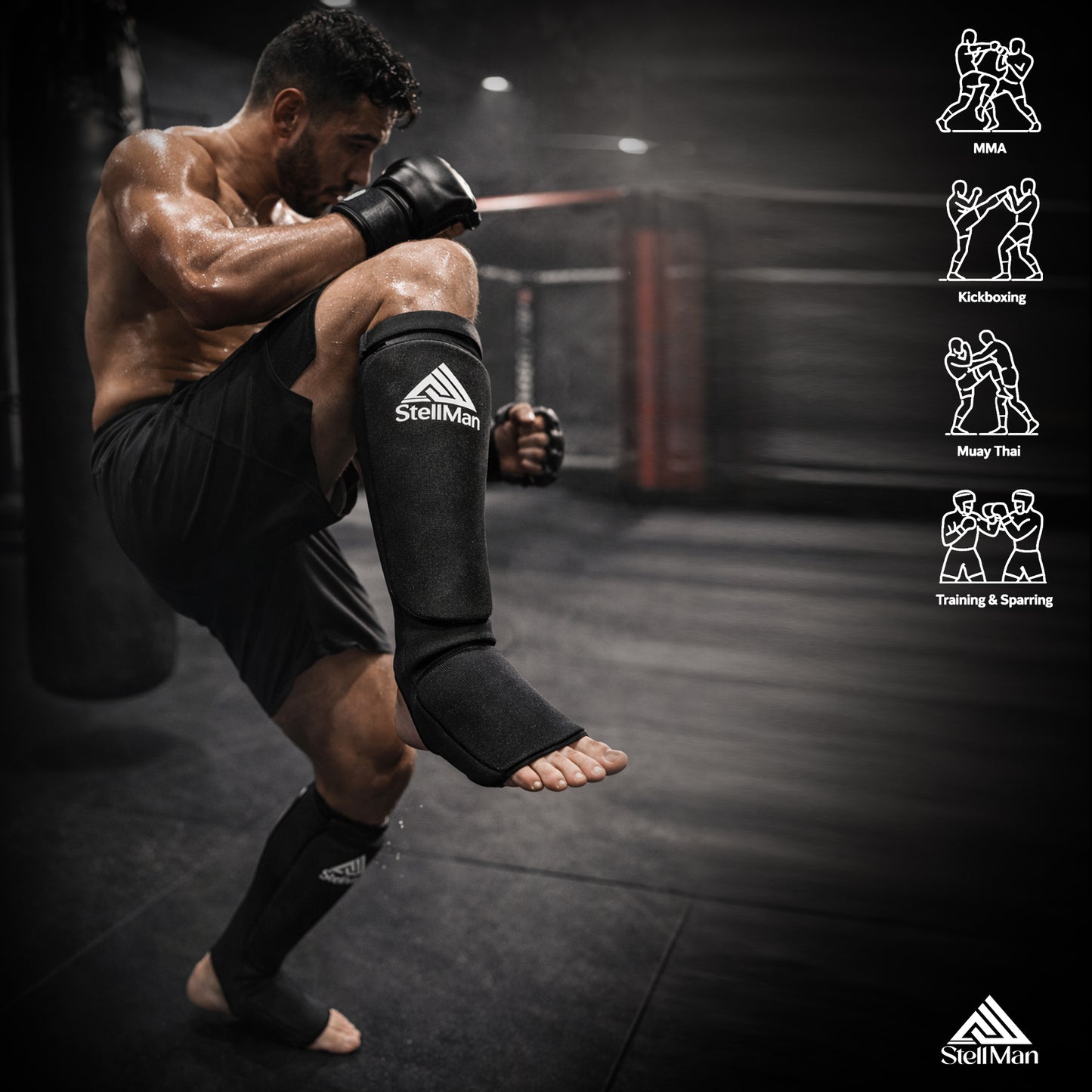 StellMan CombatFlex Shin & Instep Training Protectors