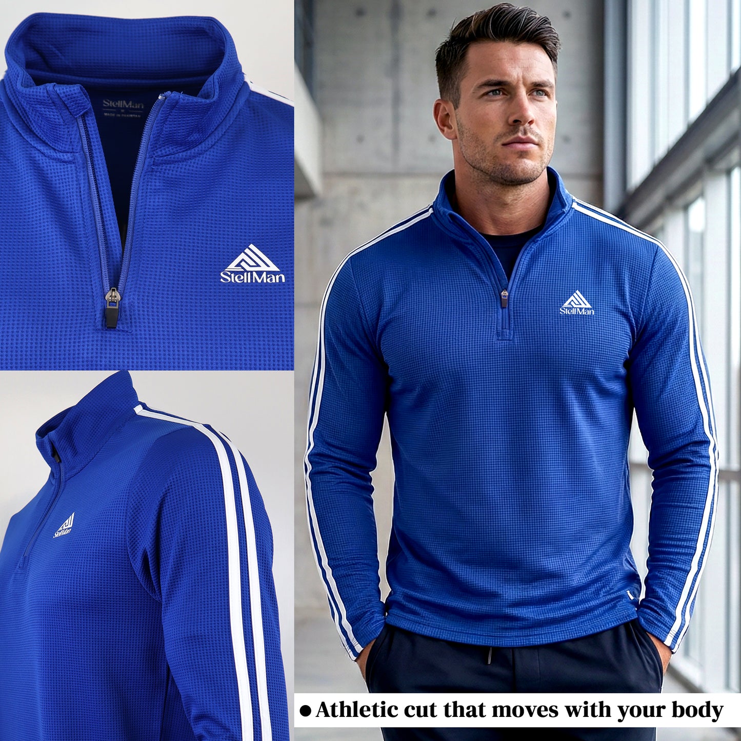 StellMan BlueShift Quarter-Zip