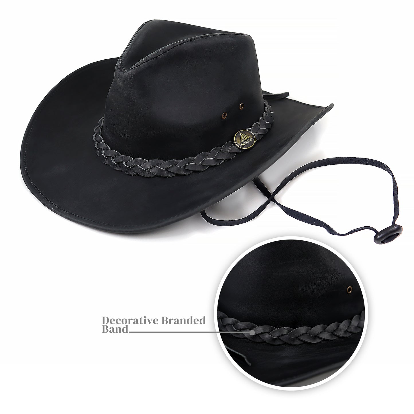 StellMan Blackridge Trail Leather Hat