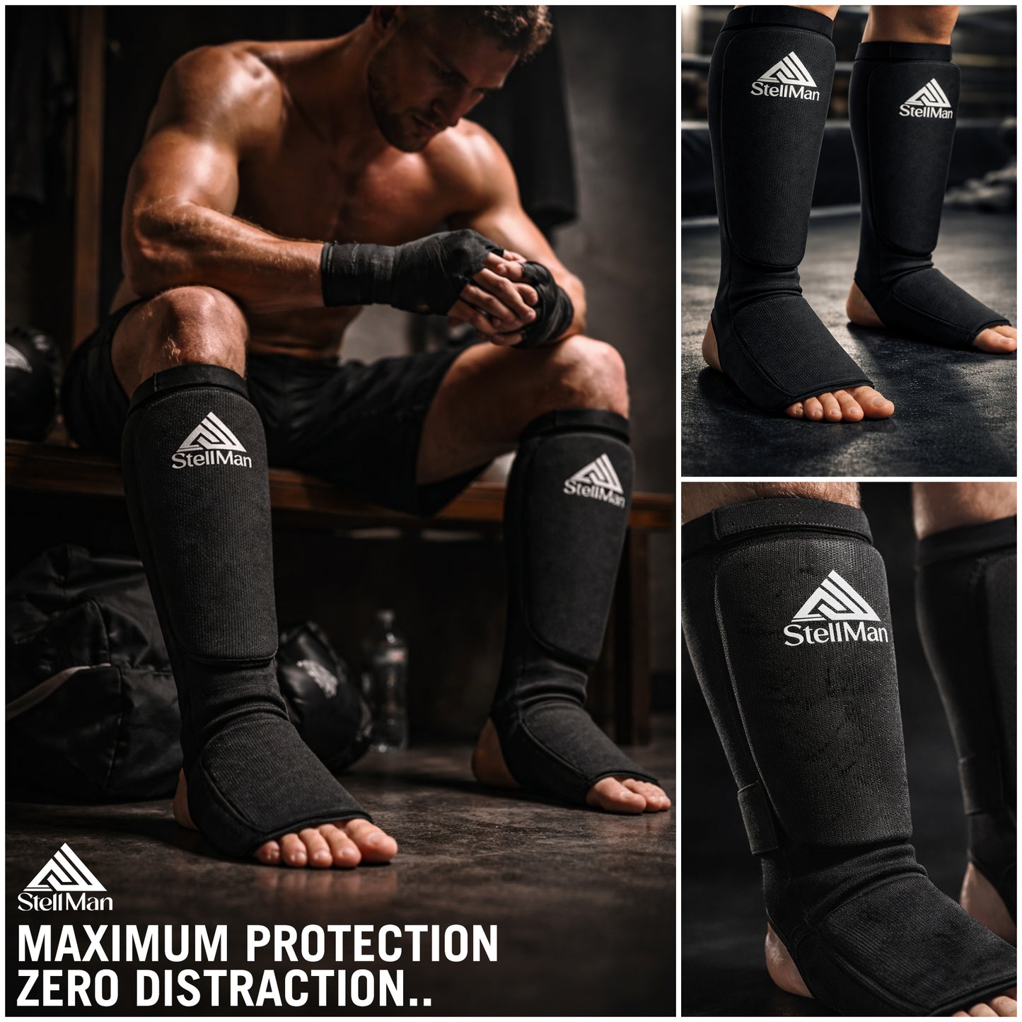 StellMan CombatFlex Shin & Instep Training Protectors