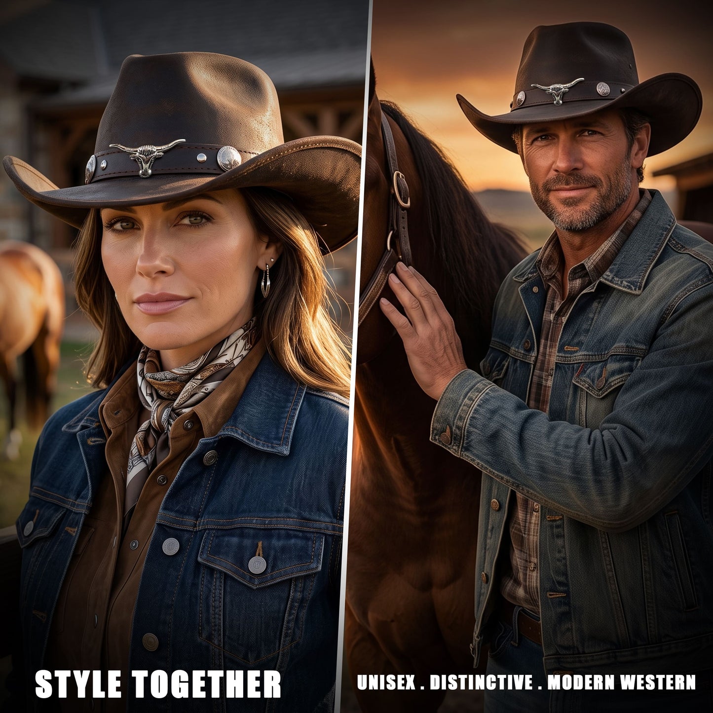 StellMan SilverHorn Leather Hat