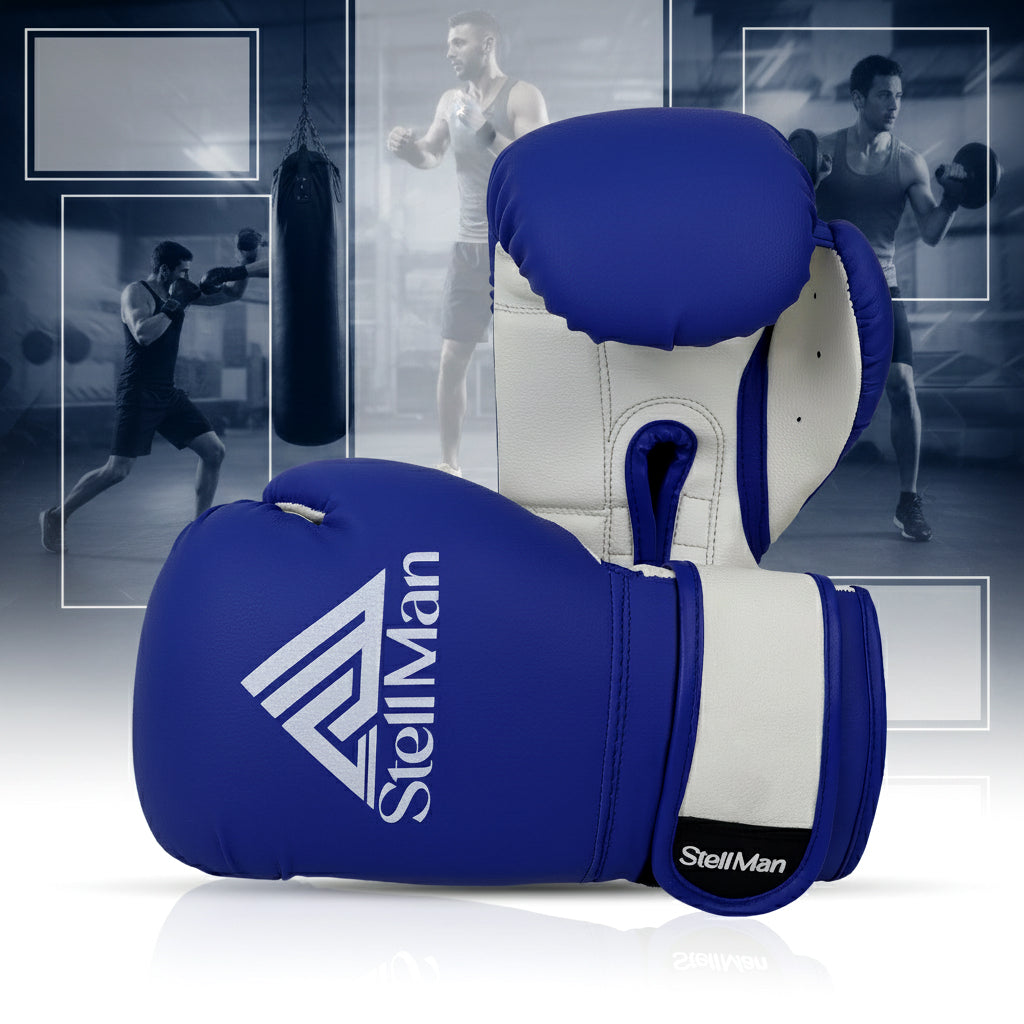 StellMan Junior Pro Boxing Gloves – Blue Edition