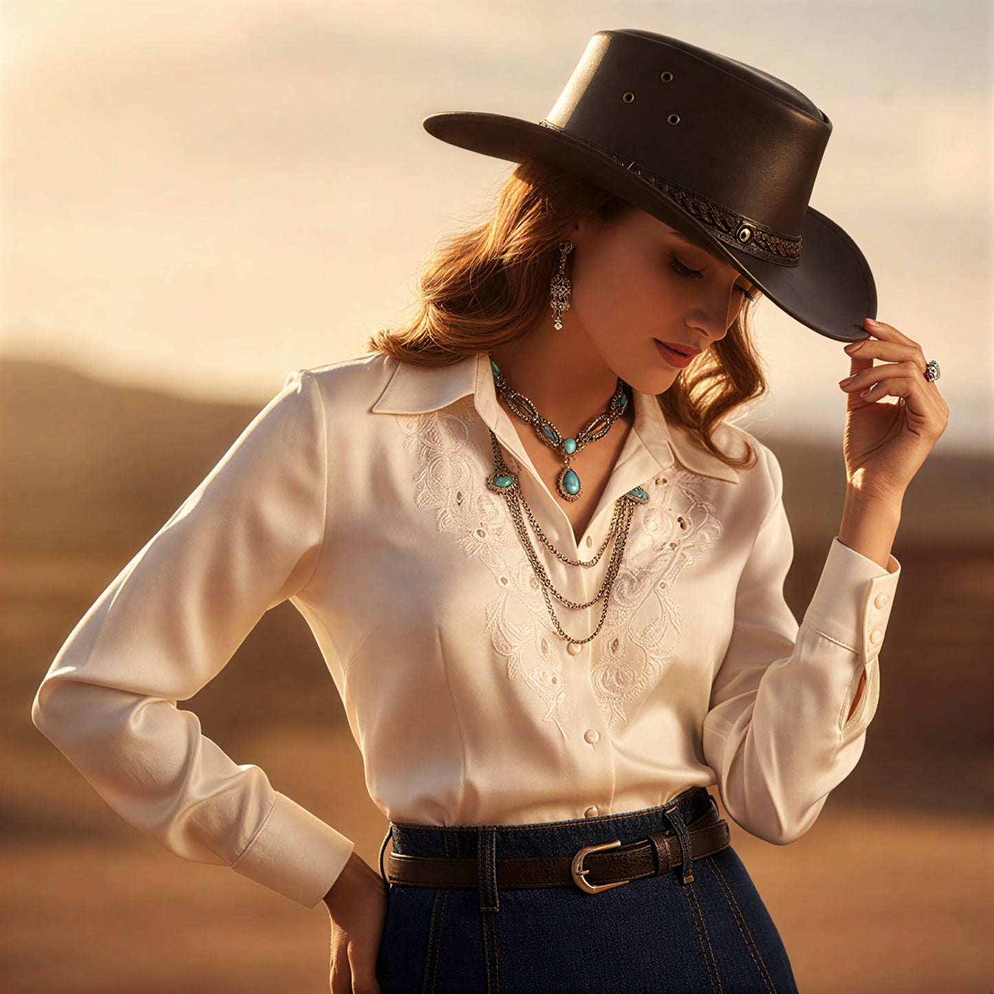 StellMan ShadowCrown Leather Hat