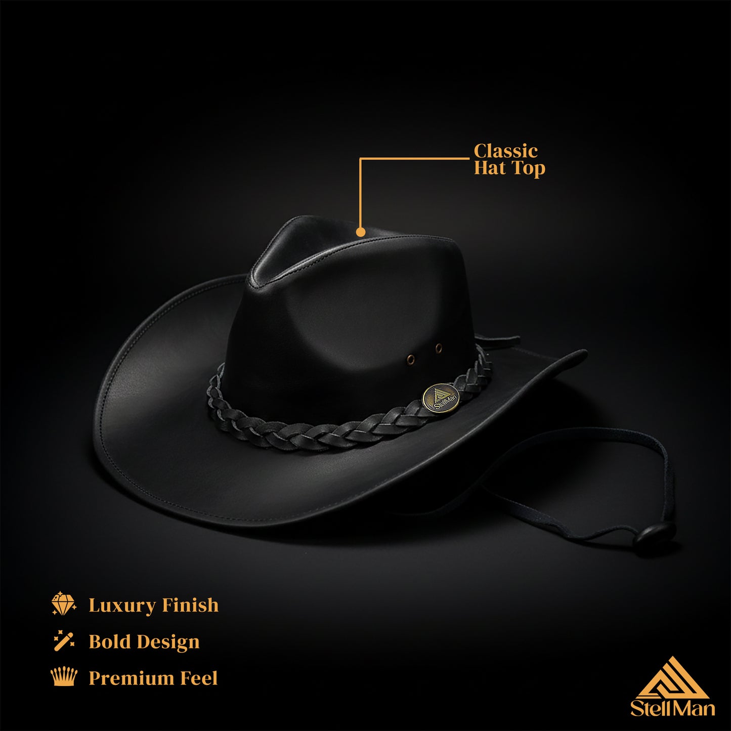 StellMan Blackridge Trail Leather Hat