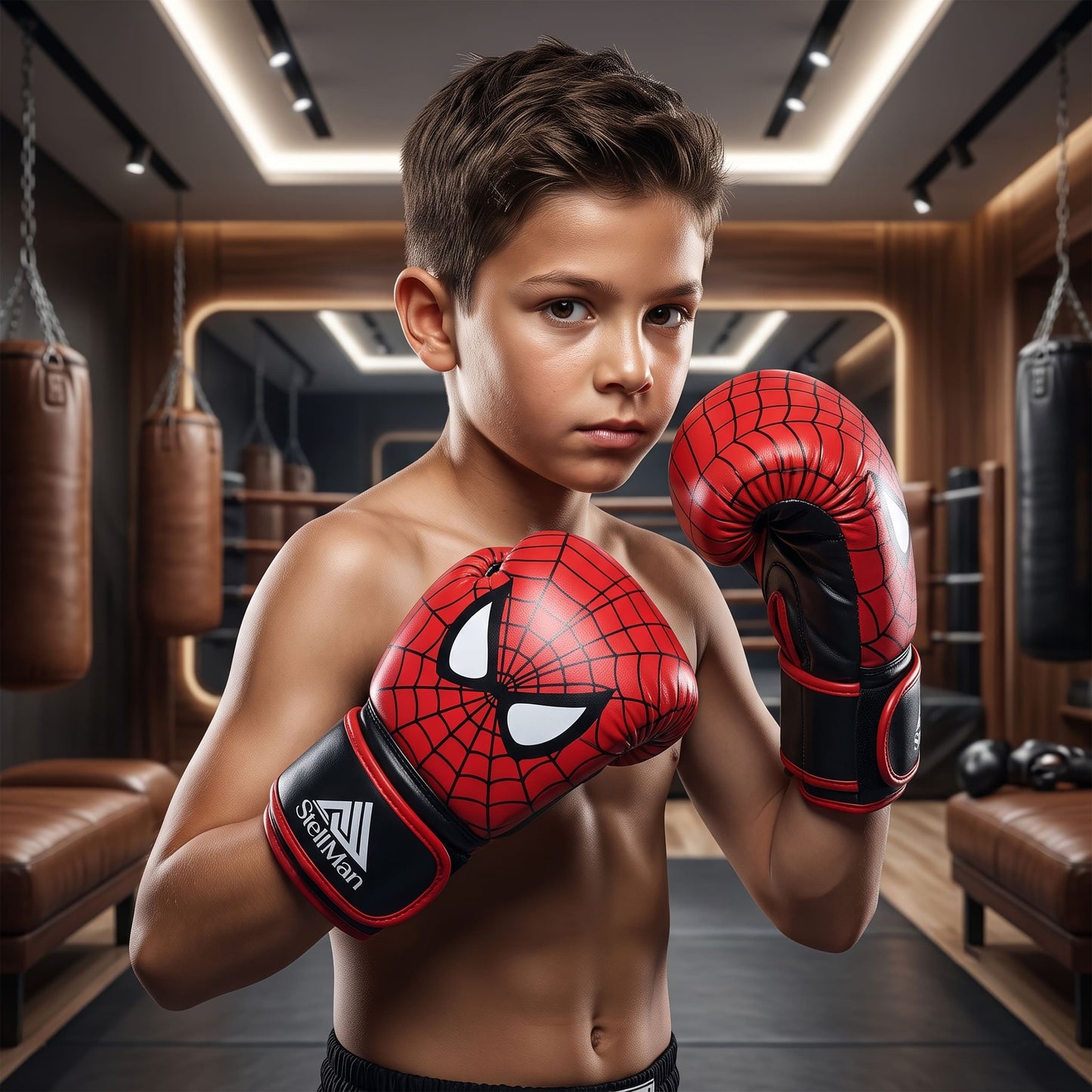 StellMan Spider Kids Boxing Gloves | Youth Training Gloves