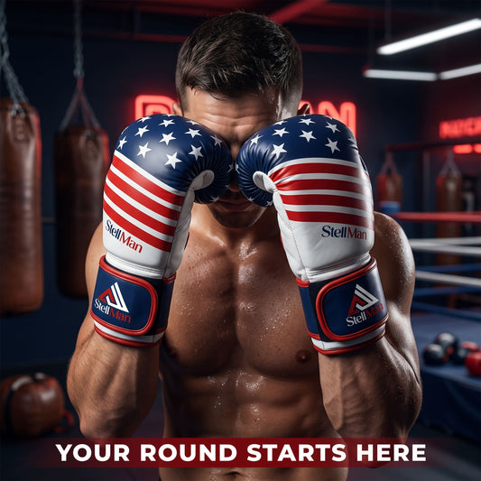 Stellman Gladiator 2.0 Boxing Gloves-US Flag