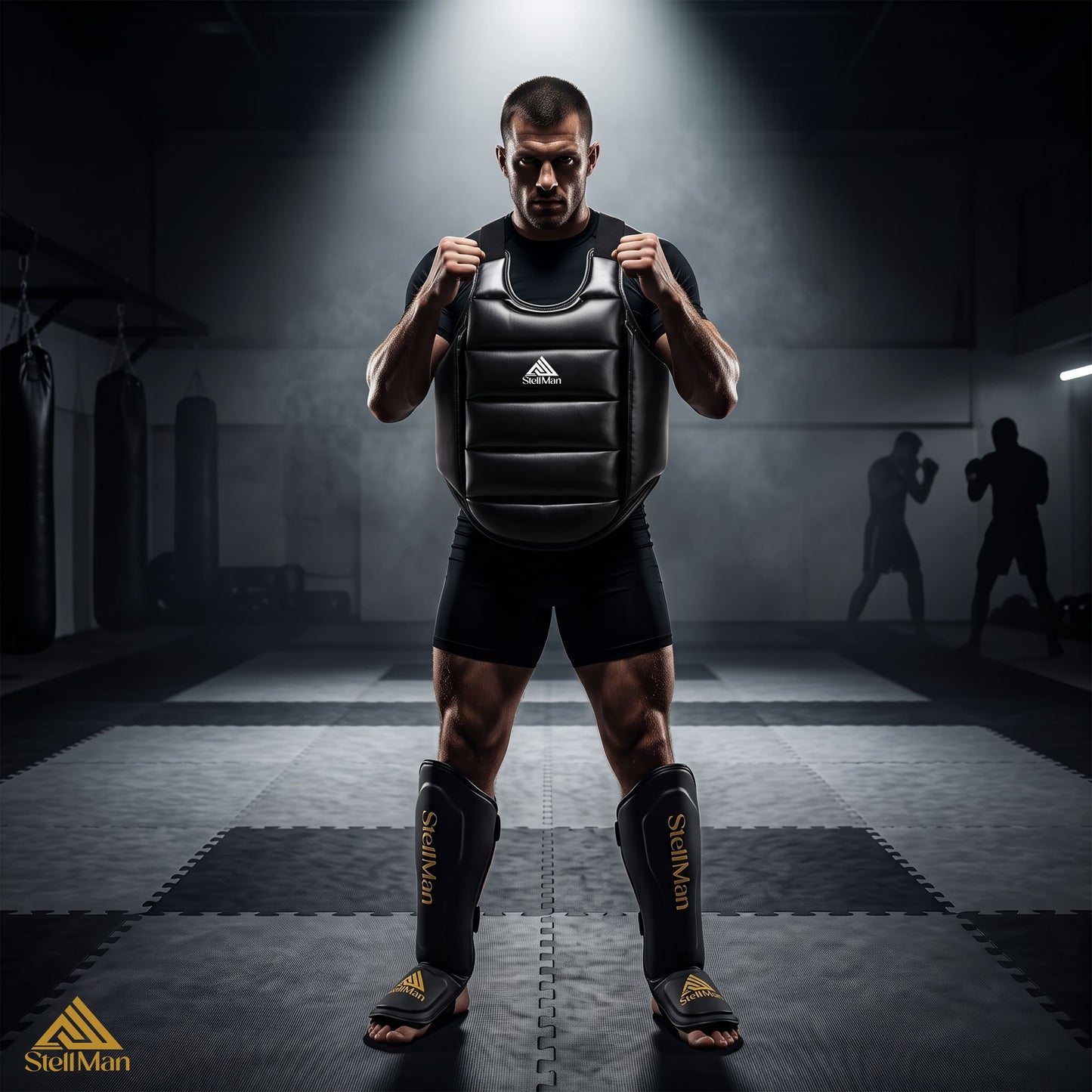 StellMan Combat Protection Set – Chest Guard & IronCore Shin Guards
