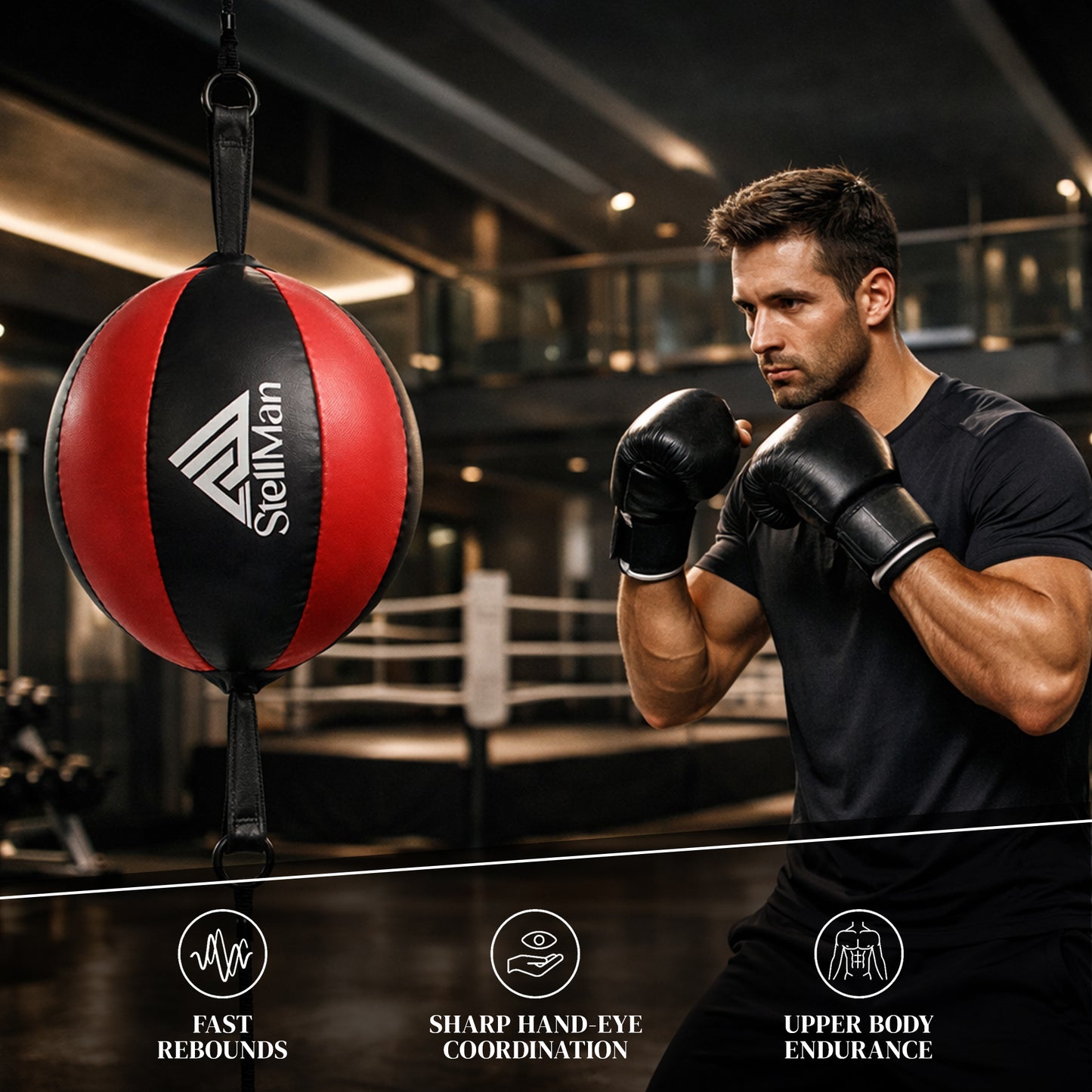 StellMan ReflexSphere Pro Double-End Boxing Bag