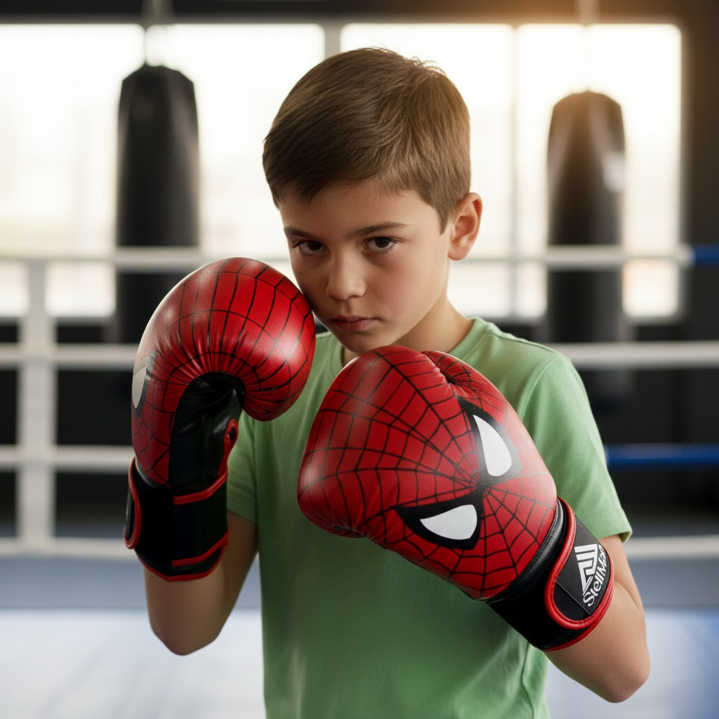 StellMan Spider Kids Boxing Gloves | Youth Training Gloves