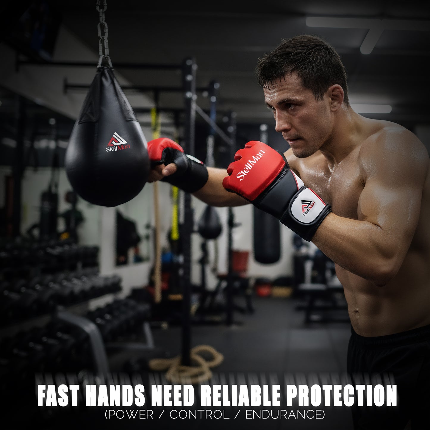 StellMan Griptex Combat MMA Gloves