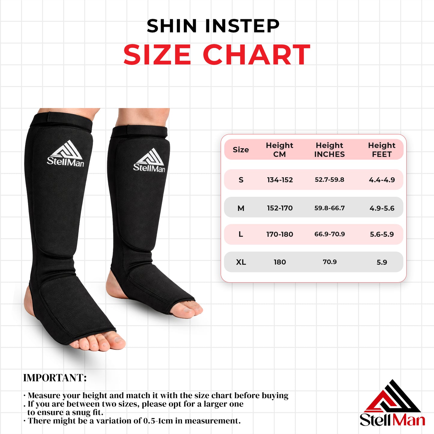 StellMan CombatFlex Shin & Instep Training Protectors
