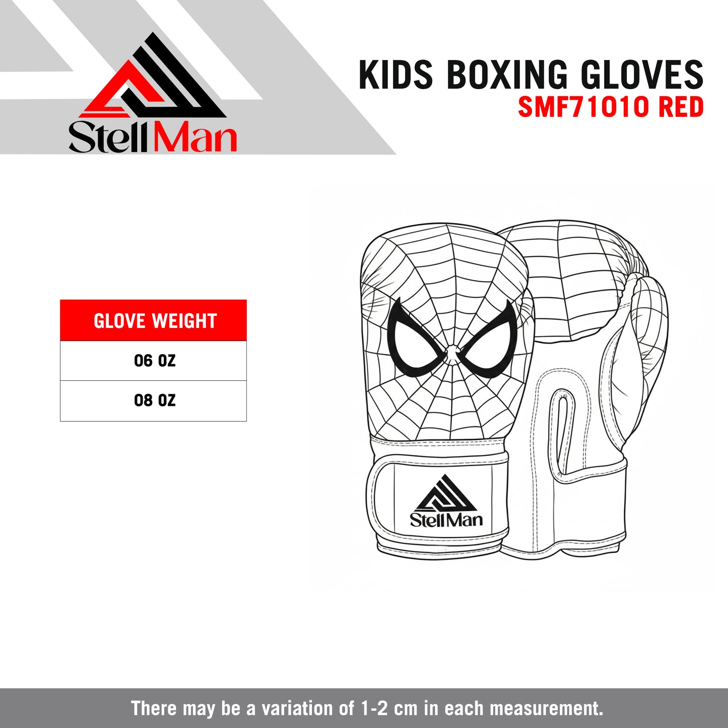 StellMan Spider Kids Boxing Gloves | Youth Training Gloves