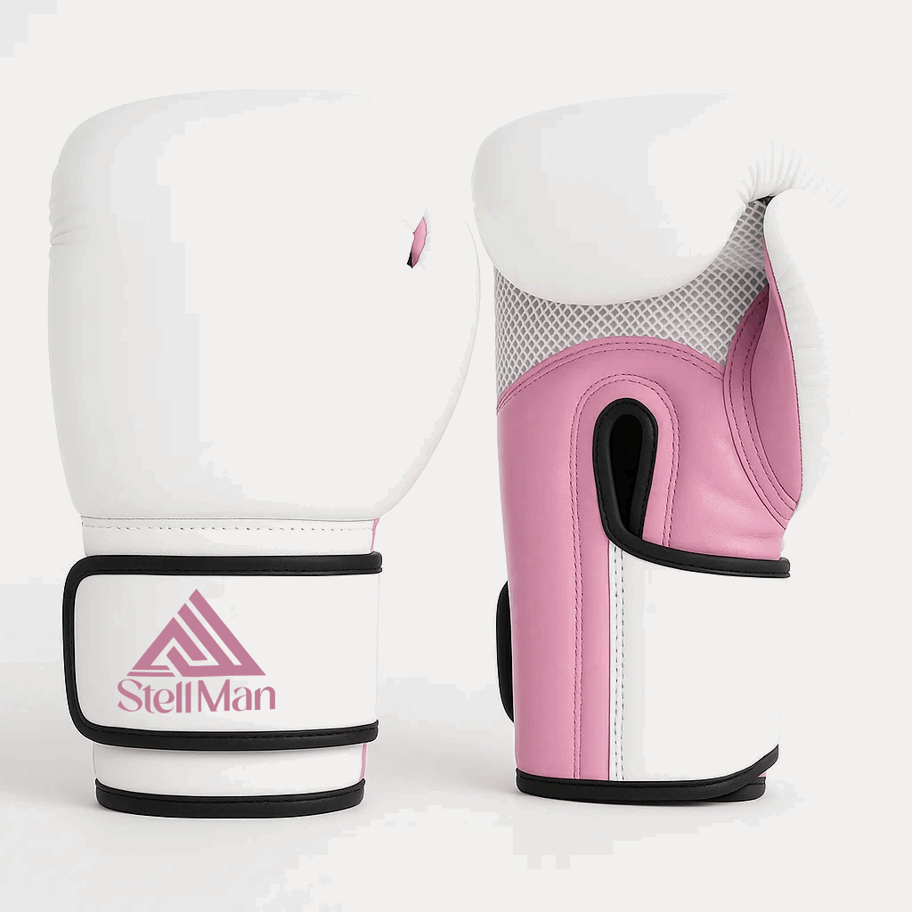 Stellman Winning Grappling Gloves-White/Pink