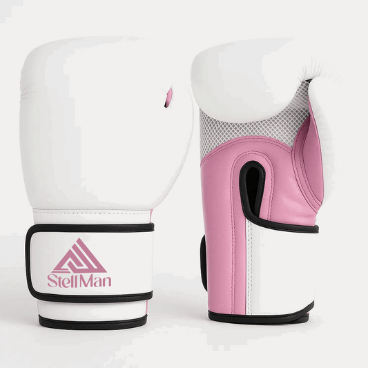 Stellman Winning Grappling Gloves-White/Pink