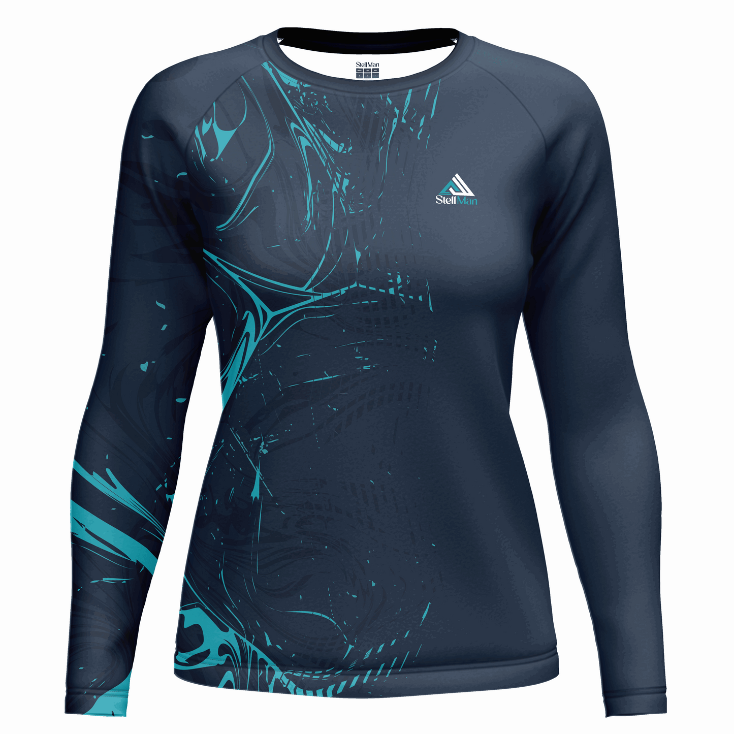 StellMan Flow Women's Sublimated Rash Guard – BJJ/MMA