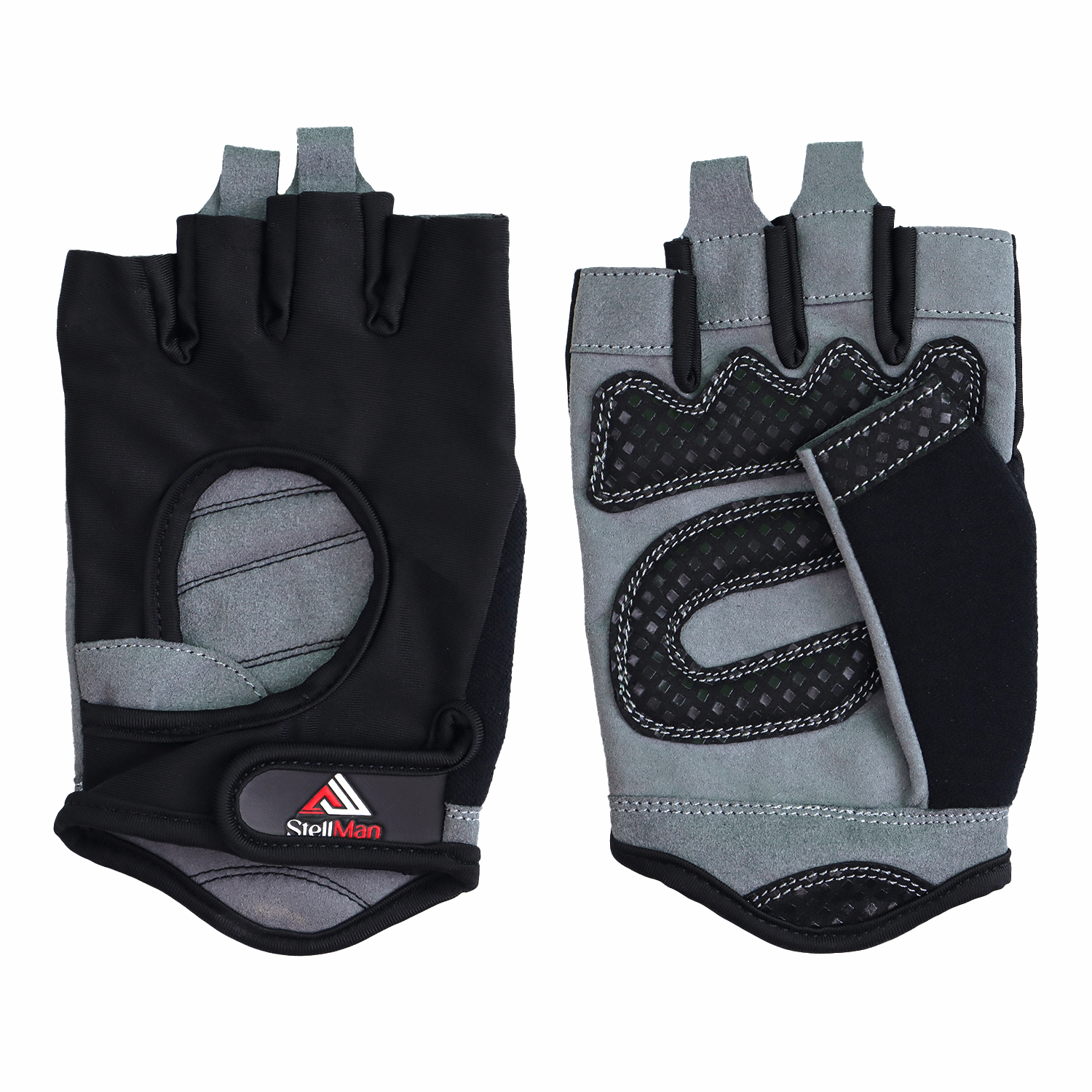 Stellman Road Cycling Gloves – Padded Palm, Non-Slip Grip