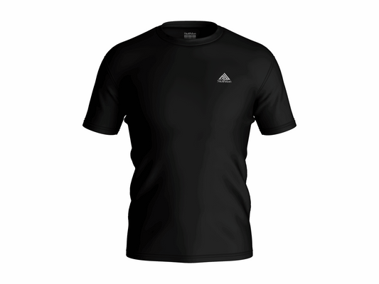 StellMan Noir Men’s Black Base Layer T-Shirt