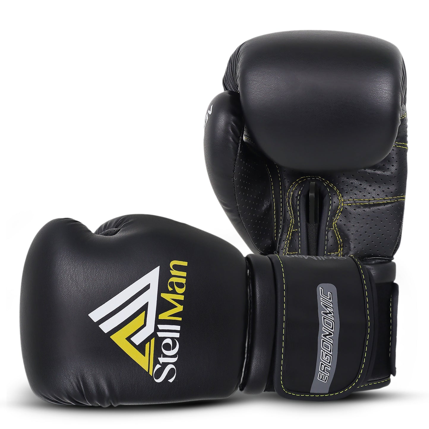 StellMan Forge Pro Boxing Gloves – Black Edition