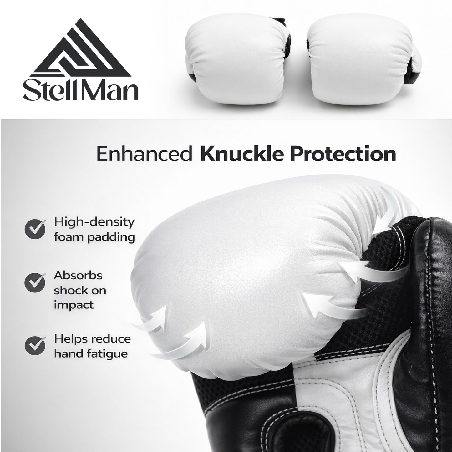 Premium Boxing Gloves for Training & Sparring | Shock Absorbing & Durable – Stellmans