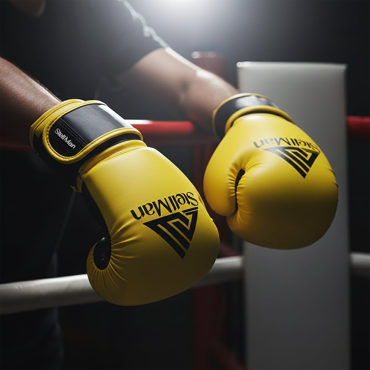 StellMan Junior Pro Boxing Gloves – Yellow Power Edition