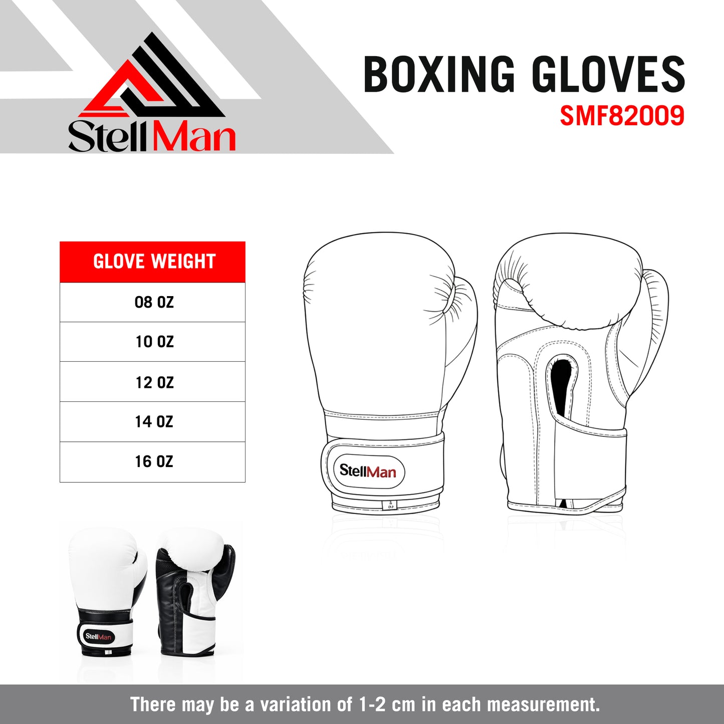 Premium Boxing Gloves for Training & Sparring | Shock Absorbing & Durable – Stellmans