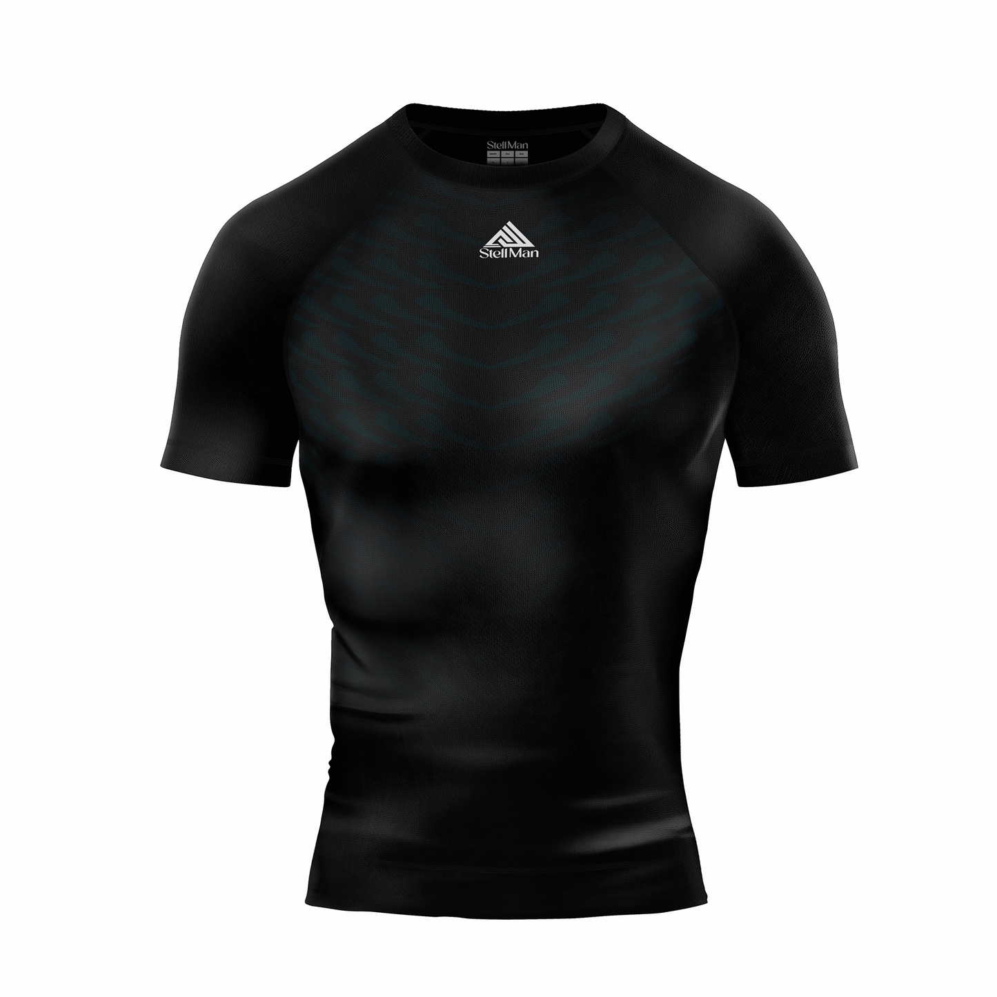 StellMan Phantom Men’s Black Base Layer T-Shirt