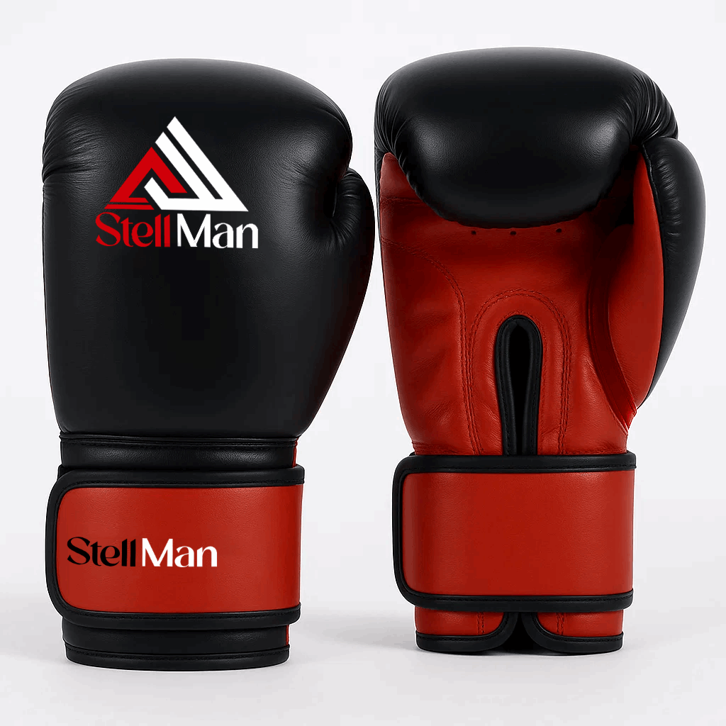 Stellman Mexican Grappling Gloves-Black/Red