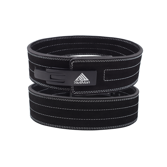 Stellman VeloLock Weight Lifting Belt with Hook - Black/Grey