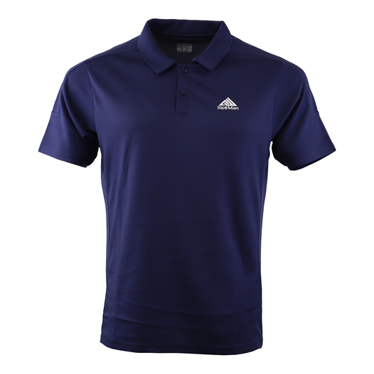 Stellman ActiveMesh Polo – Navy | Classic Athletic Cut