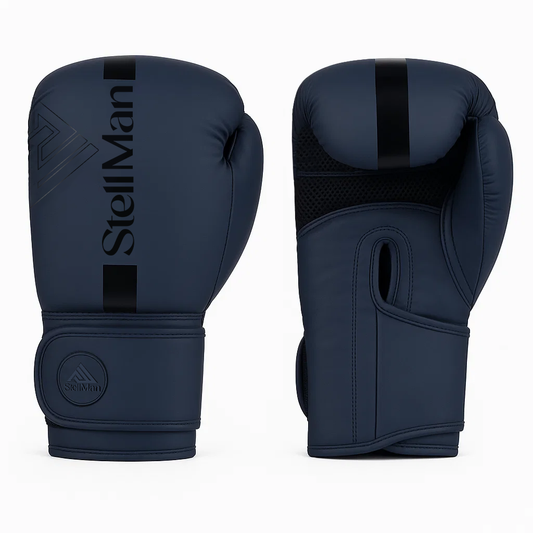 Stellman Contender 2.0 Boxing Gloves-Black/Black