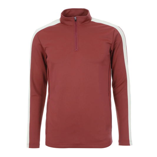 Stellman PulseZip Sweat – Rio Red | Athletic Quarter-Zip Pullover