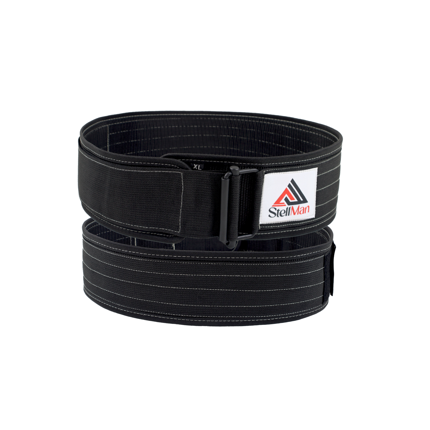 Stellman CoreLock Pro Weight Lifting Neoprene Belt - Black Strips
