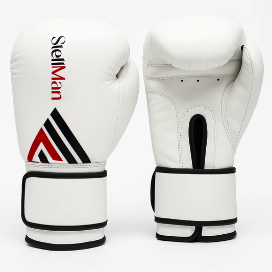 Stellman Iron Fist Professional Boxing Gloves-White