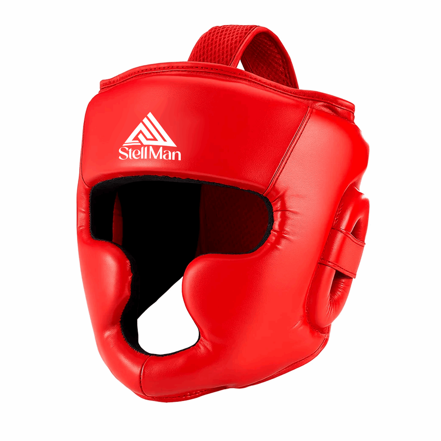 Stellman Warrior Pro Kids Sparring Headgear – Red Edition for Youth Training