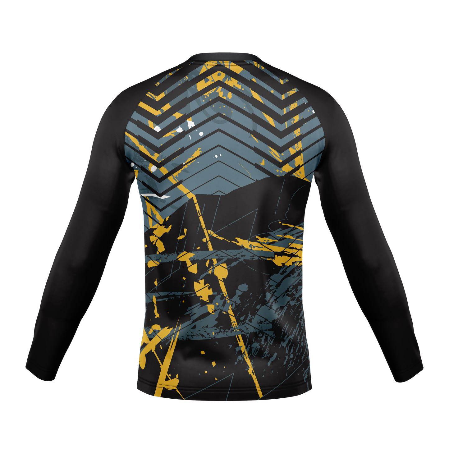 StellMan Vector Rash Guard – Geometric MMA Training Top