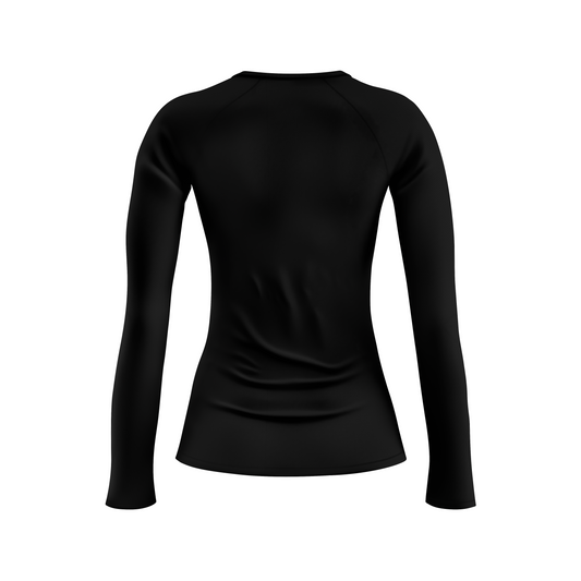 StellMan Vortex Women’s Base Layer Top –  Black Compression Shirt