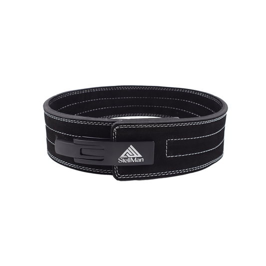Stellman VeloLock Weight Lifting Belt with Hook - Black/Grey