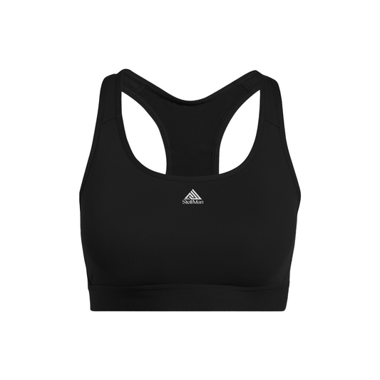 Stellman Power Flex Women’s Sports Bra – High Support – Black | Gym & Training Activewear