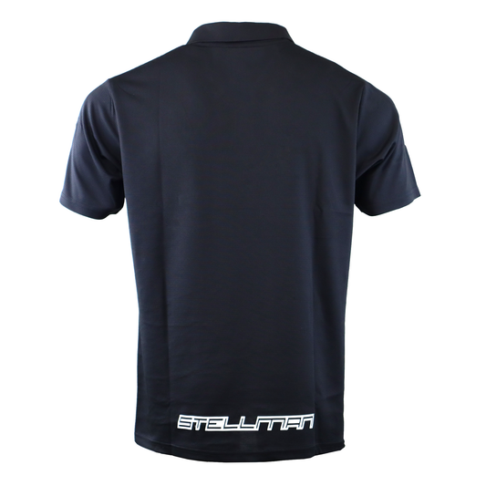 Stellman ActiveMesh Polo – Black | Lightweight Training Style