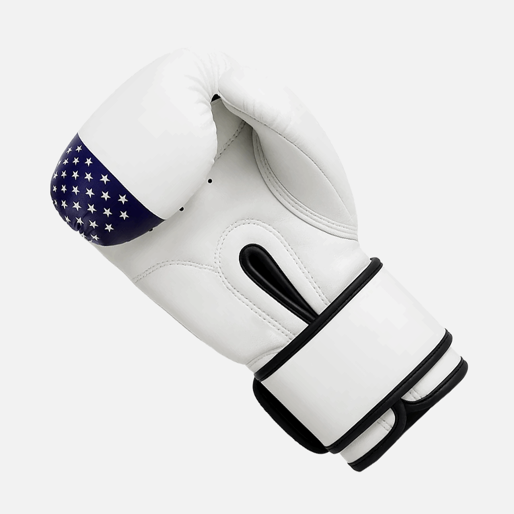Stellman Gladiator 3.0 White Grappling Gloves-US Flag