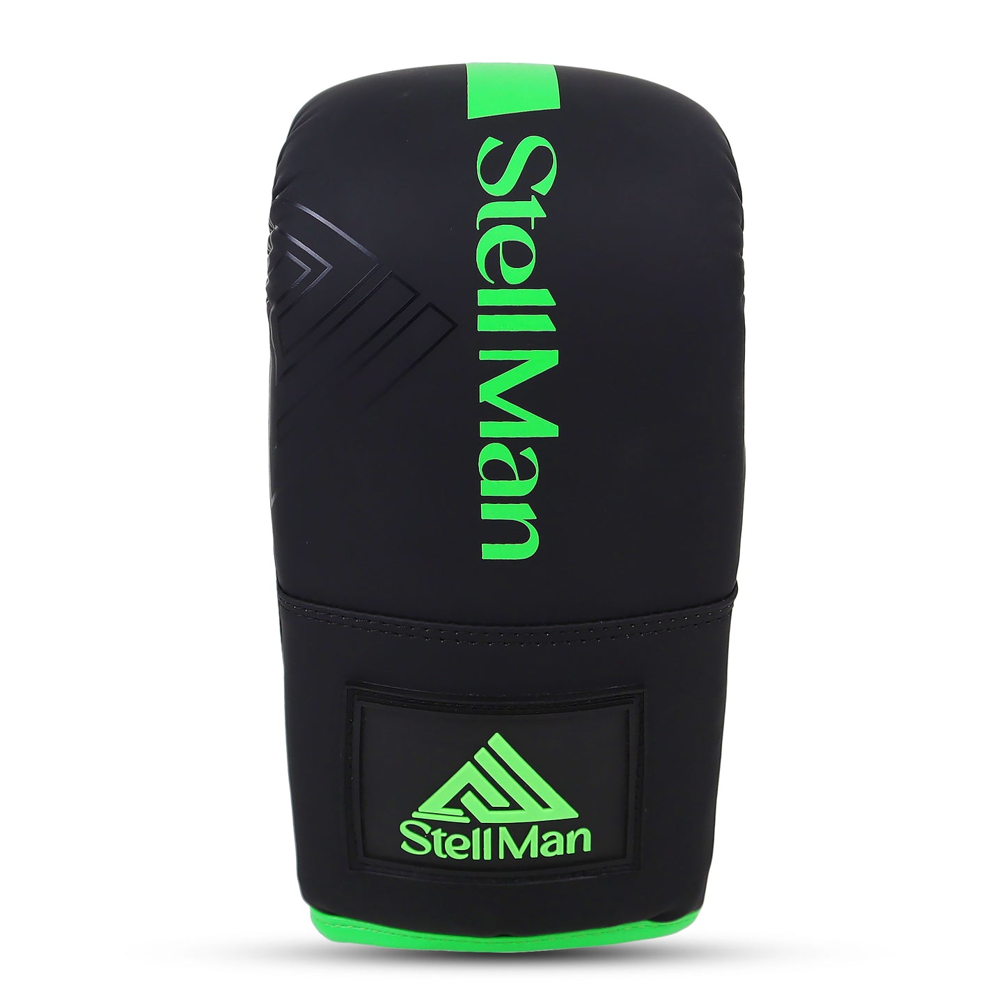 StellMan StrikePro Boxing Bag Mitts – Black / Neon Green