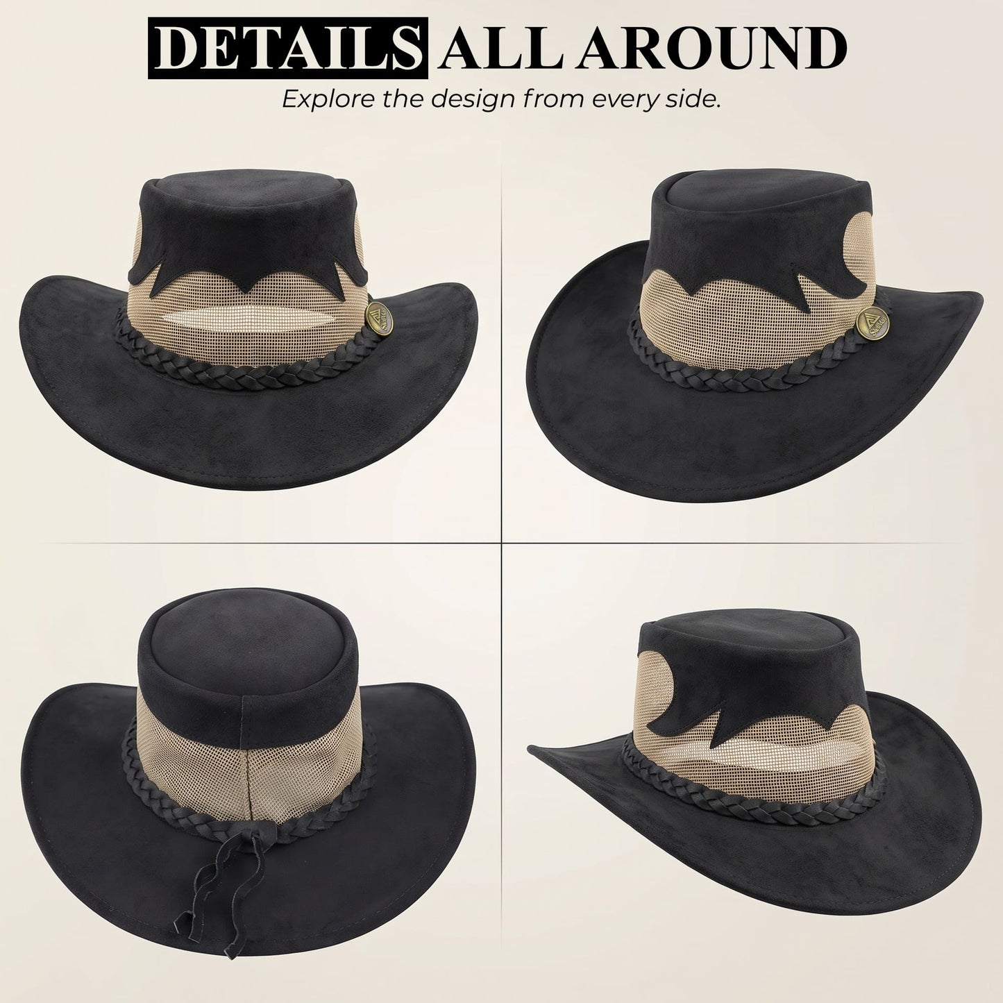 StellMan RavenEdge Leather Hat