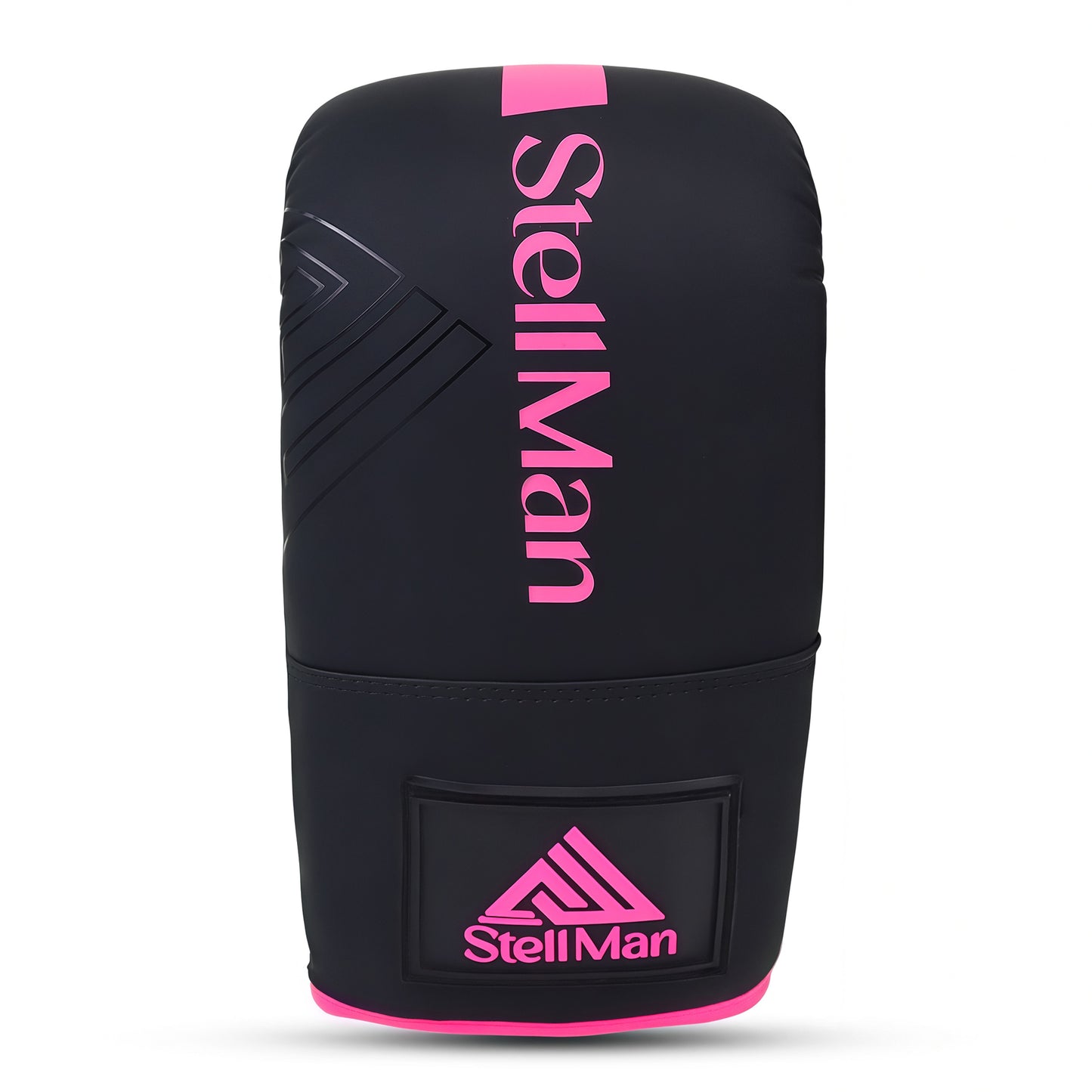 StellMan StrikePro Boxing Bag Mitts – Black / Pink