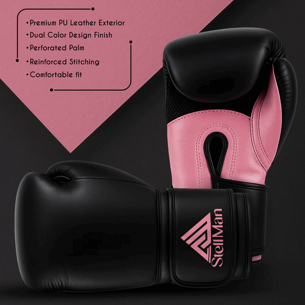 Stellman Armalite Grappling Gloves-Black/Pink