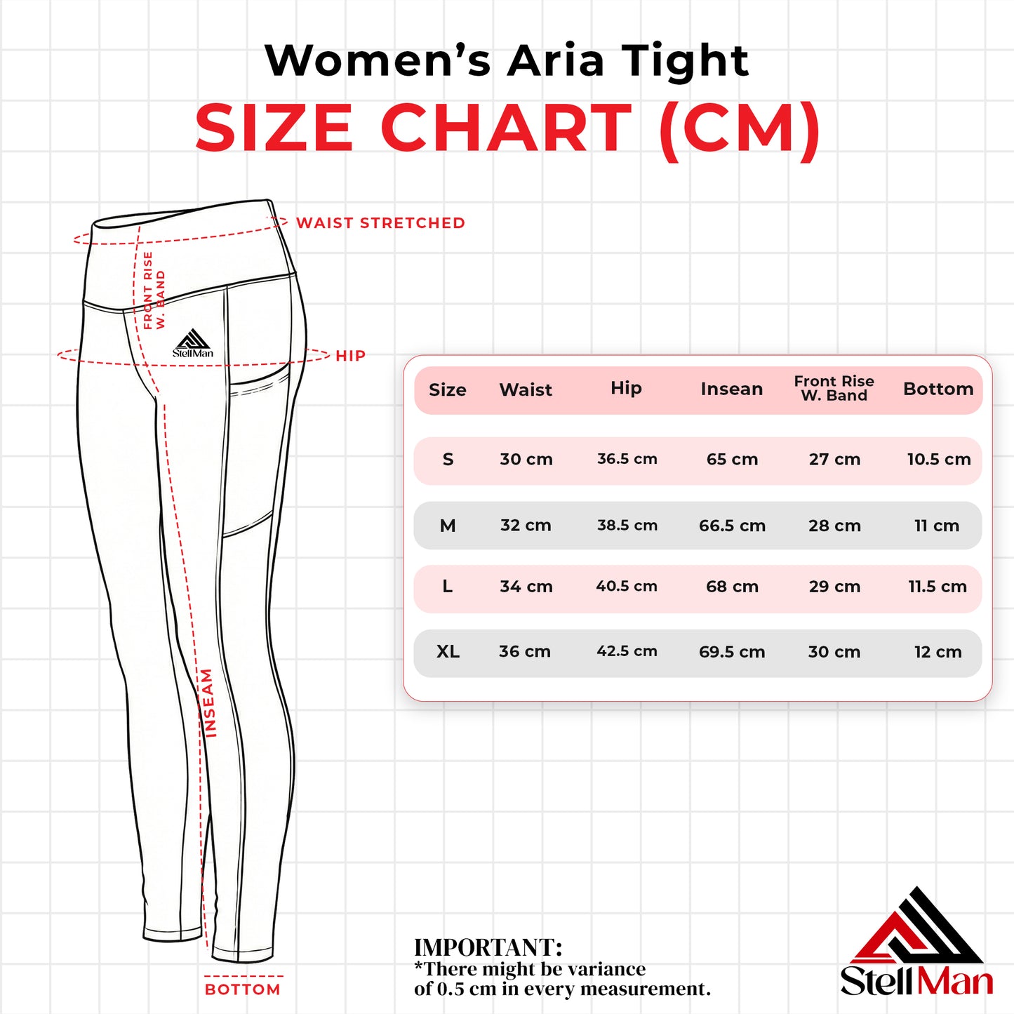 ARIA SculptMove Women’s High-Rise Performance Tights