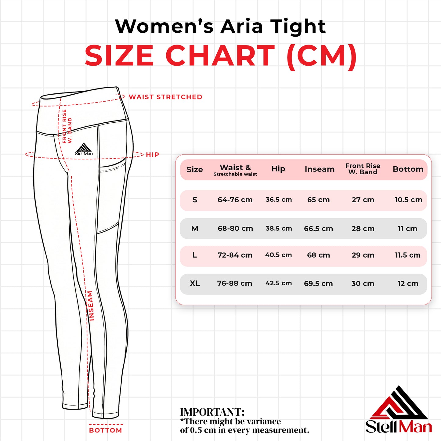 ARIA SculptMove Women’s High-Rise Performance Tights