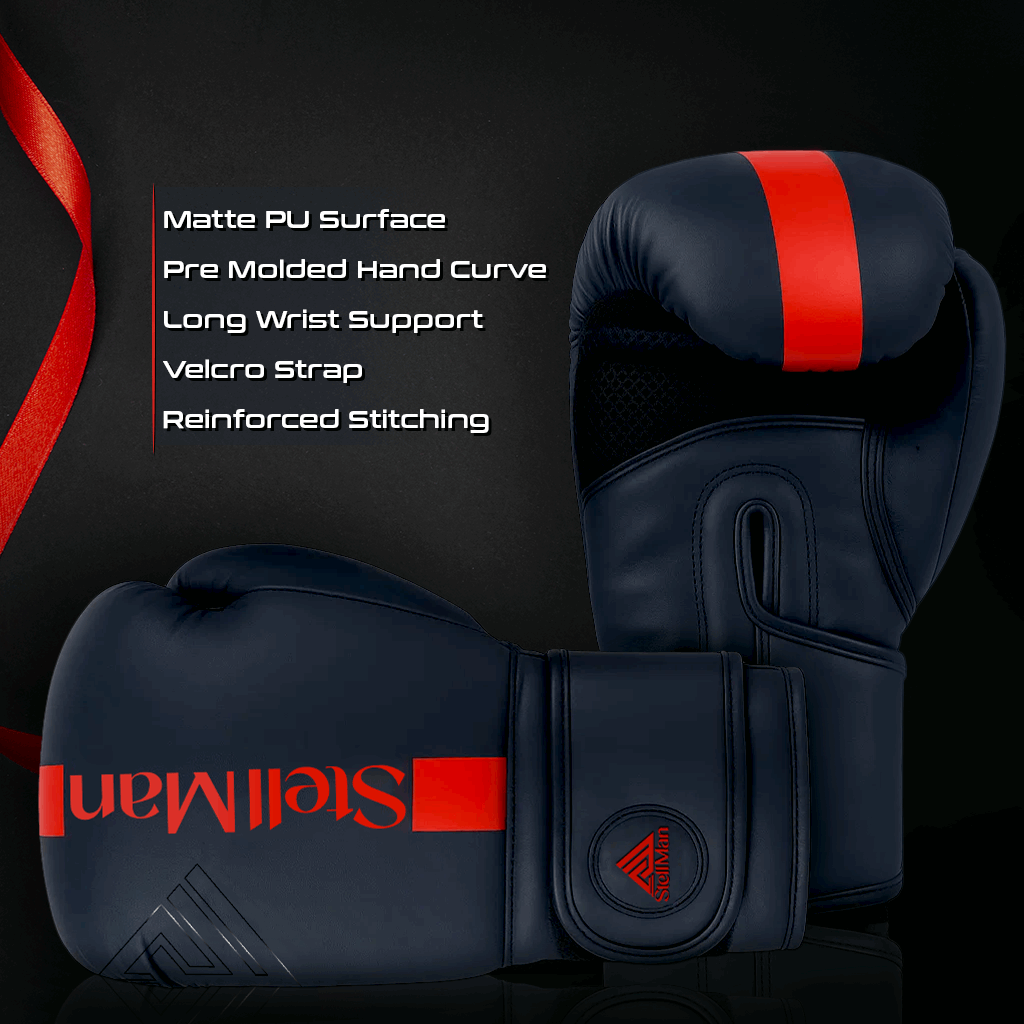 Stellman Challenger 2.0 Inflatable Grappling Gloves Black/Red