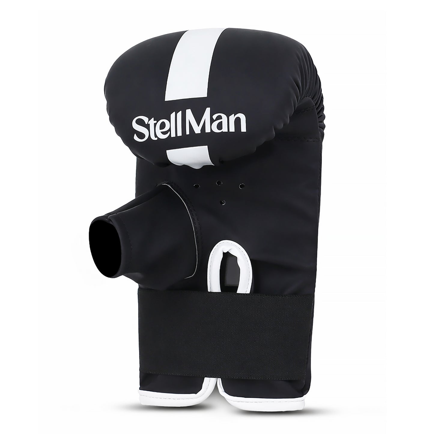StellMan ImpactCore Boxing Bag Mitts – Black / White