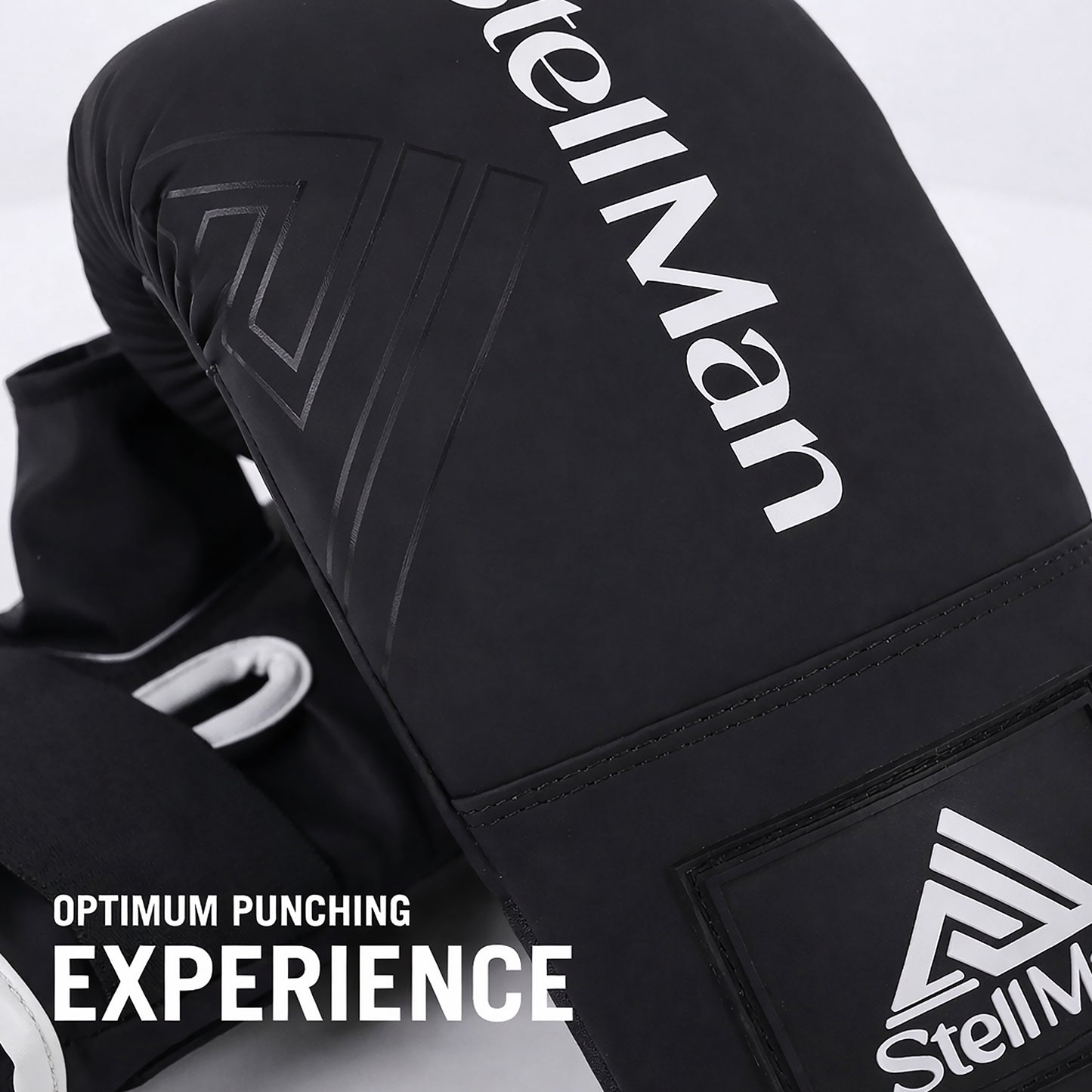 StellMan ImpactCore Boxing Bag Mitts – Black / White